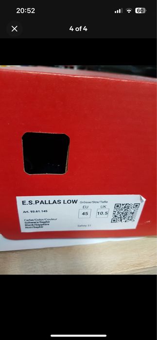 Engelbert Strauss Pallas low 45 ти номер