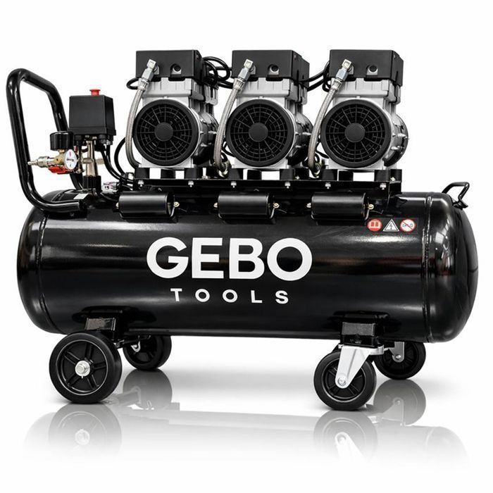 Compresor silentios 70l m2 gebo tools