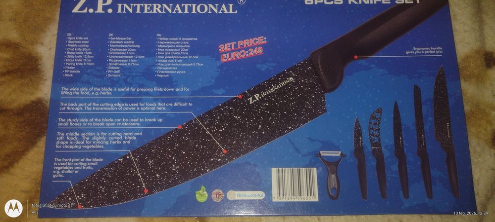 Set cutite ZP international