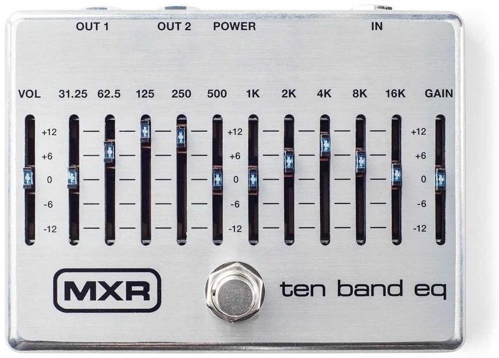 Педаль для гитары MXR TEN BAND EQ M108EU серый