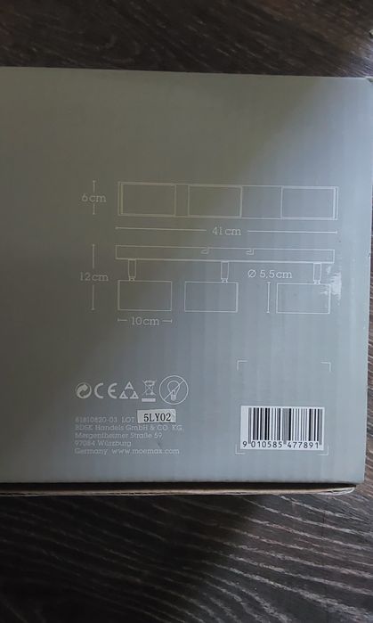 Proiector metal cu 3 becuri