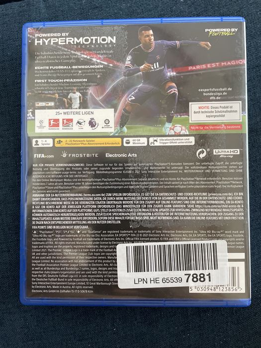 FIFA 22 ,PS 5 fara nici o zgarietura !