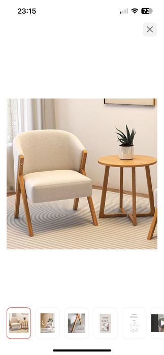 Продам кресло белое