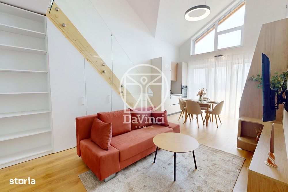 Penthouse 3 camere + 2 bai, intabulat, la cheie - terasa 19 mp — fotografia 3