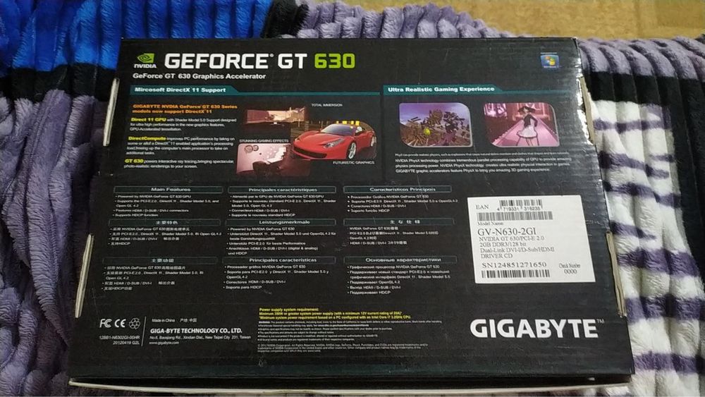 Видеокарта GT630