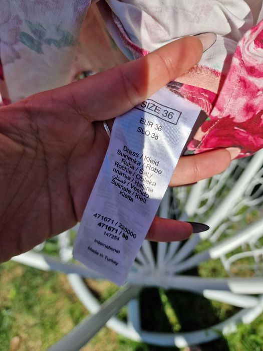 Дамска розова рокля