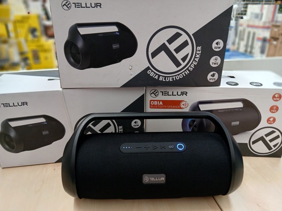 Boxa portabila Bluetooth Tellur Obia 50W, Negru