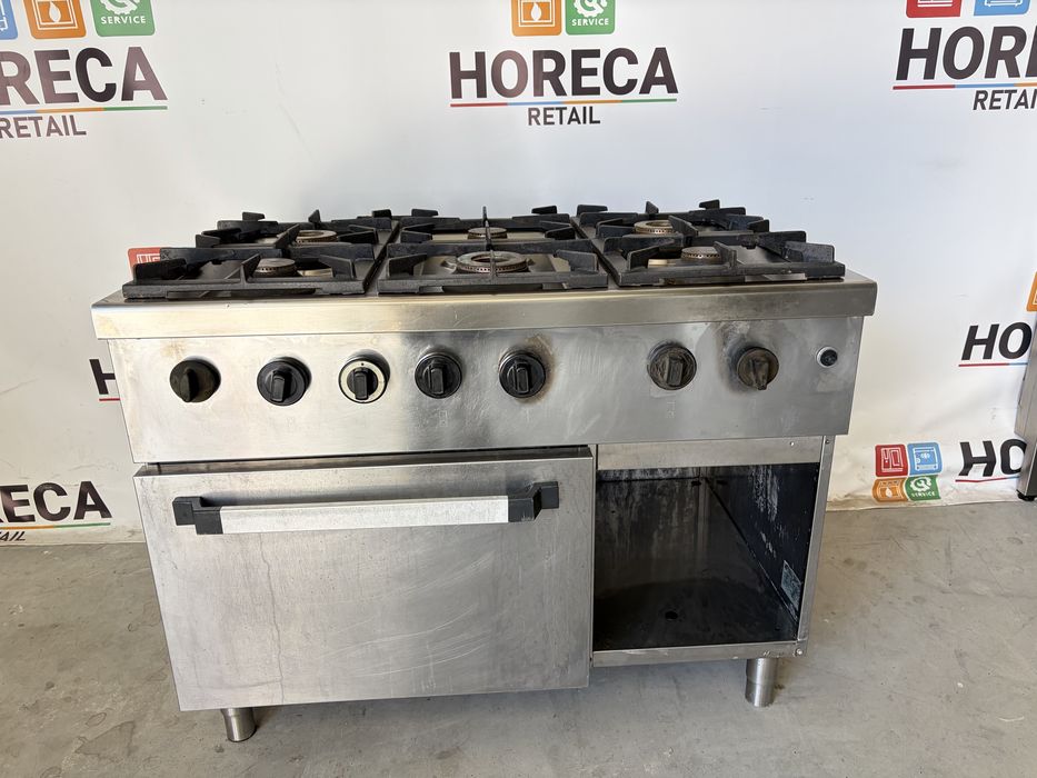 Aragaz profesional 6 ochiuri inox linia 700