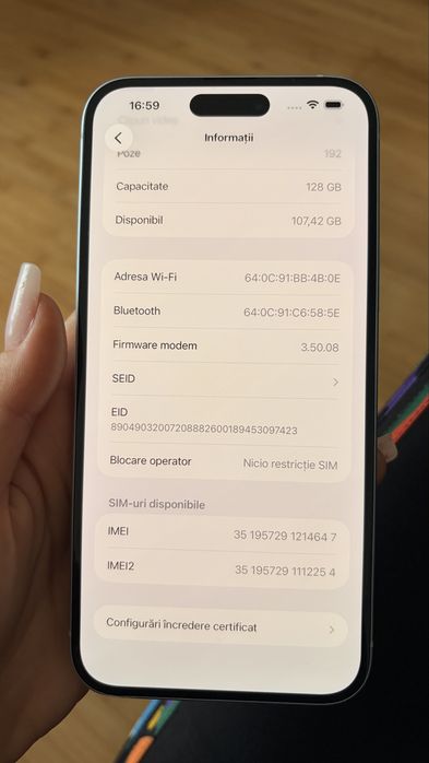 Iphone 15 plus 128 GB Blue
