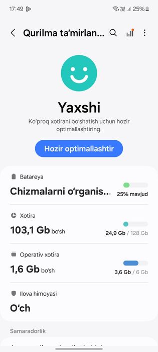 Samaung A53 128 qora