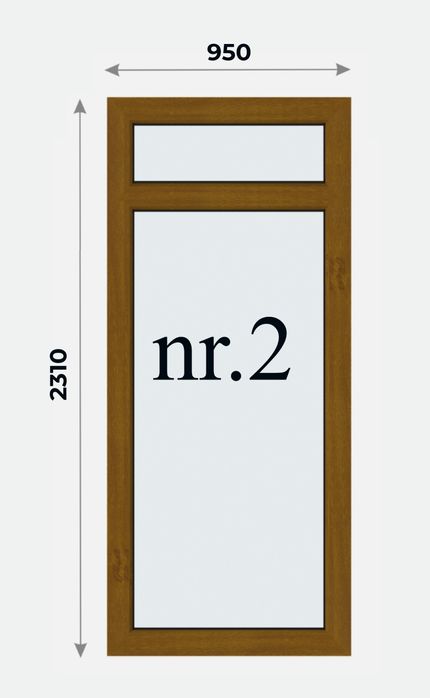 Vand fereastra Salamander 930 X 1880