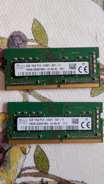 SK Hynix 2 x 8GB DDR4-2400 SODIMM рам памет RAM
