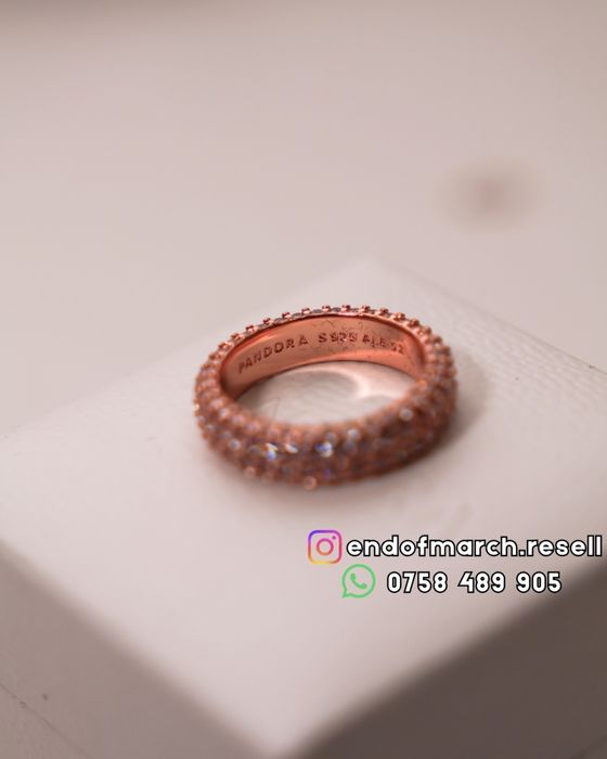 Inel Pandora Timeless Pave rose gold