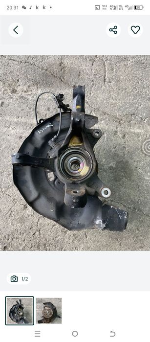 Цапфа в сборе с подшипником