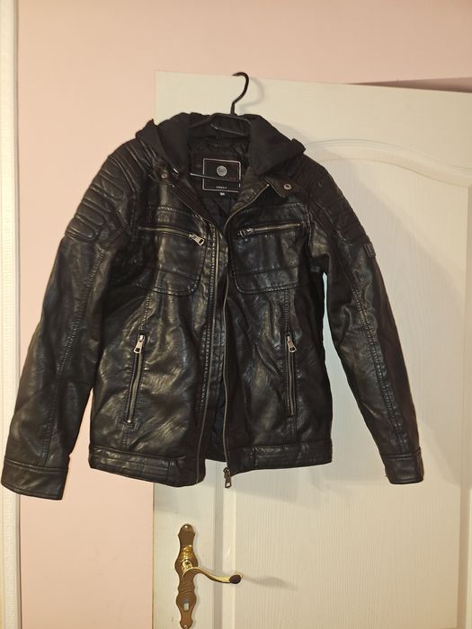 Geaca moto neagra