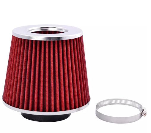Filtru aer tuning rosu + inele adaptoare