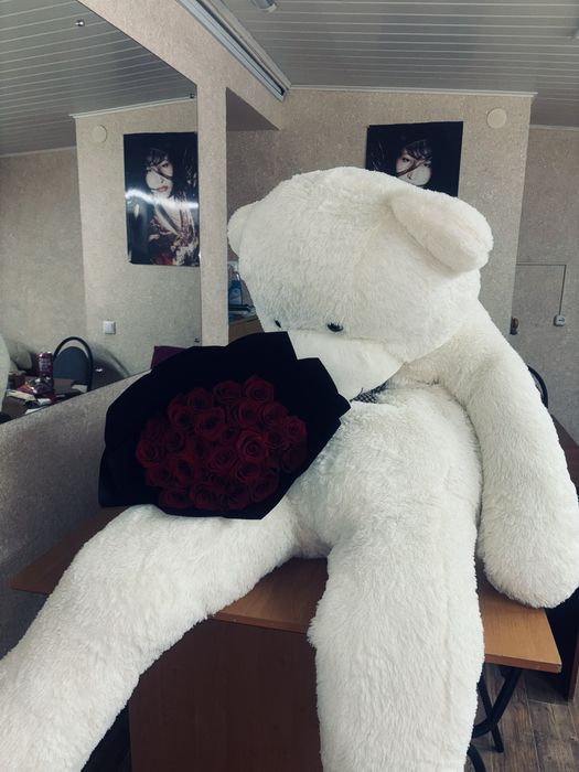 Мишка белая 2 метра