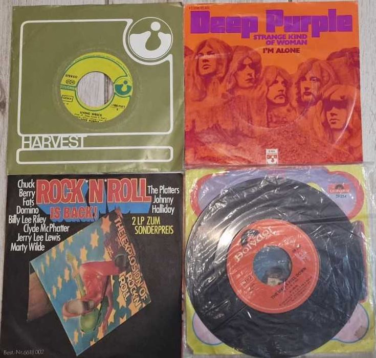 Diferite discuri vinil de 17cm