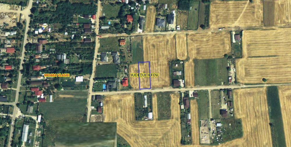 Teren 1500 mp Caciulati Moara Vlasiei, cu utilități