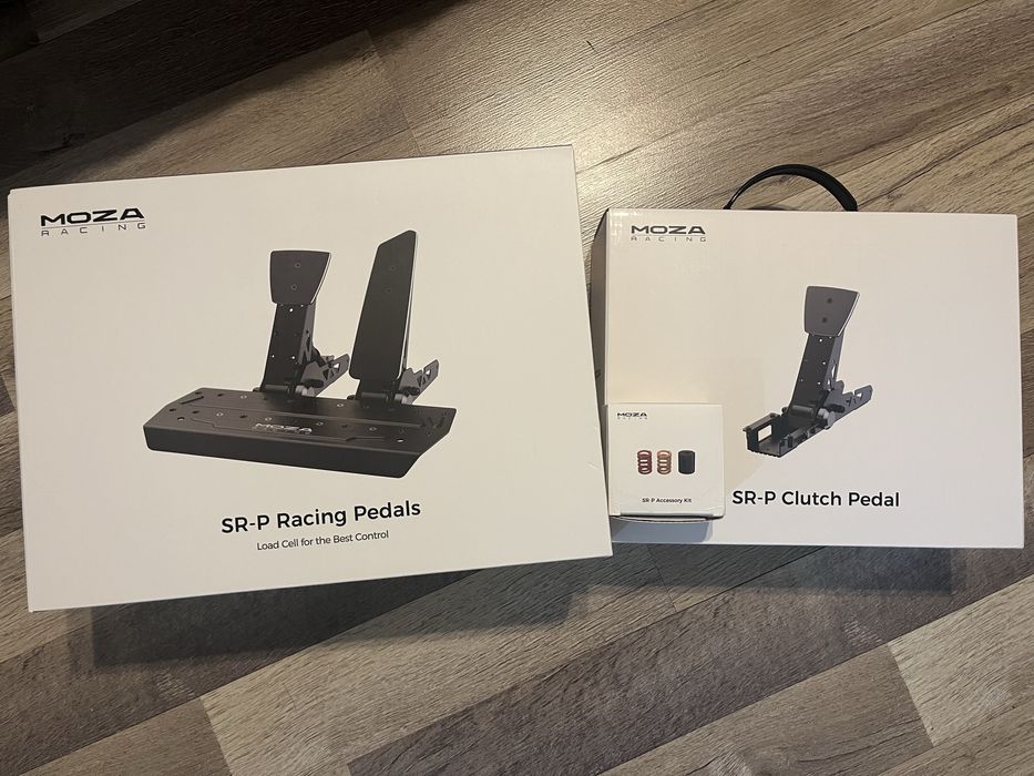 Moza pedale-SR-P Racing Pedals, SR-P Clutch Pedal, SR-P Accessory Kit
