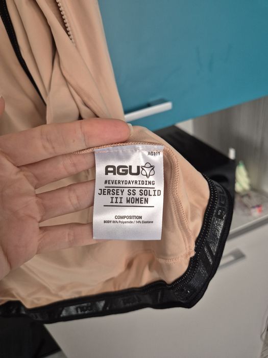 Bluza maneca scurta tricou dama ciclism  AGU noua fără etichetă XL