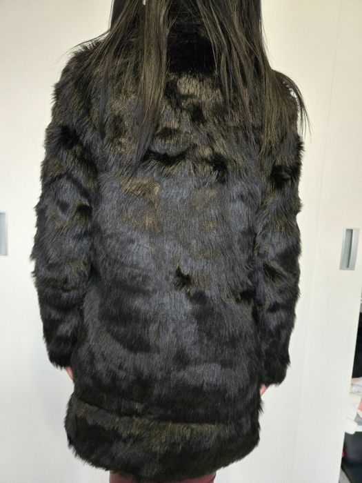 Дамски палта от еко кожа косъм