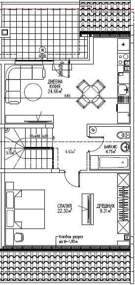 Продава се Къща в Пловдив, Коматево - 291 кв.м за 1186 €/кв.м - Снимка #3