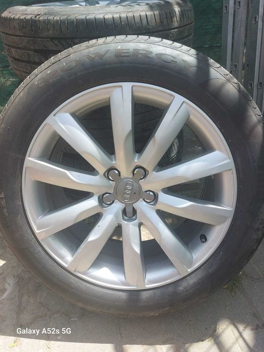 Anvelope Pirelli PowerGy cu jante Audi originale