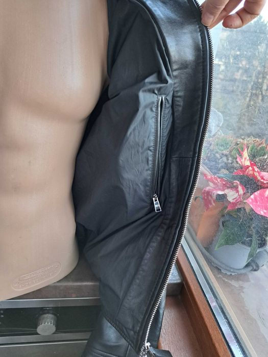 мъжко яке,кожено черно яке,сако,Hugo Boss