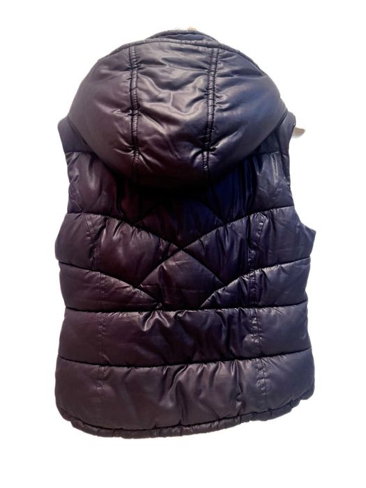 Vestă matlasată Next Kids 10 ani 140 cm bleumarin cu glugă