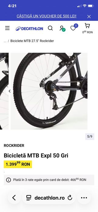 Bicicleta Rockrider