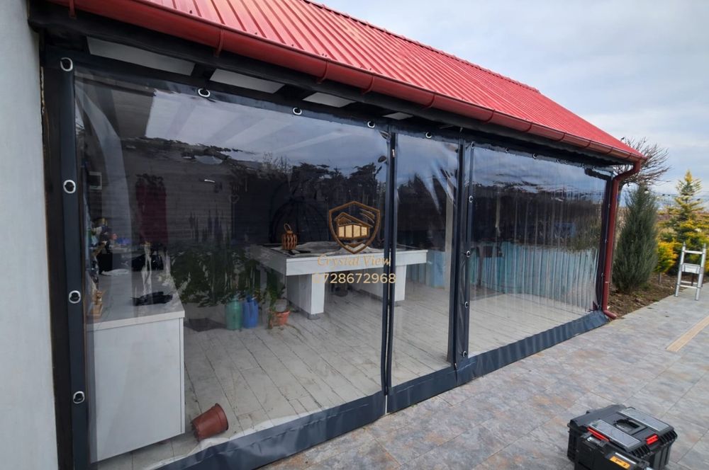 Inchideri terase cu folie PVC