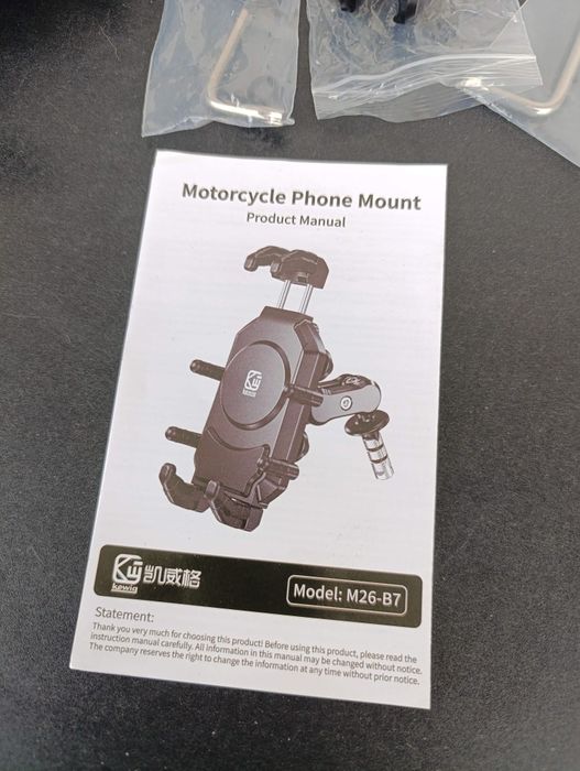 suport smartphone telefon pentru motocicleta kewig M26-B7