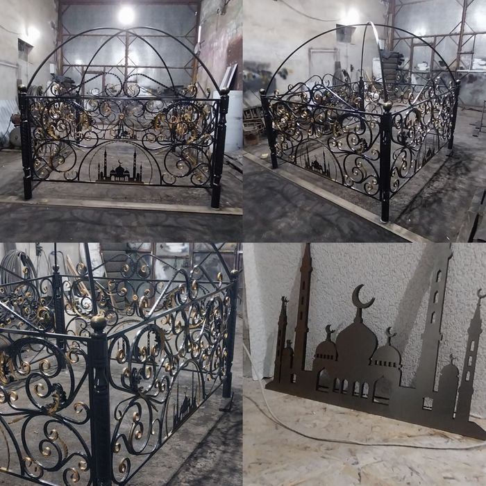 Оградка ритуальная. Изготовление. г.Темиртау