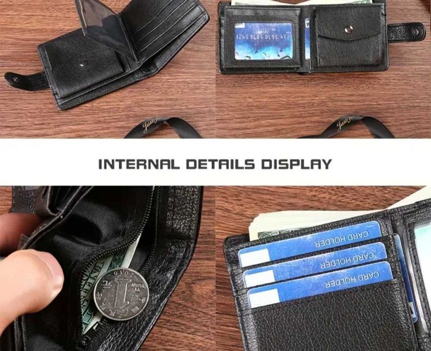 Нов мъжки портфейл