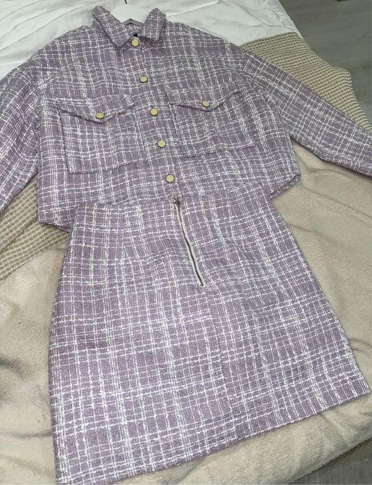 Букле комплект сако с поличка размер С