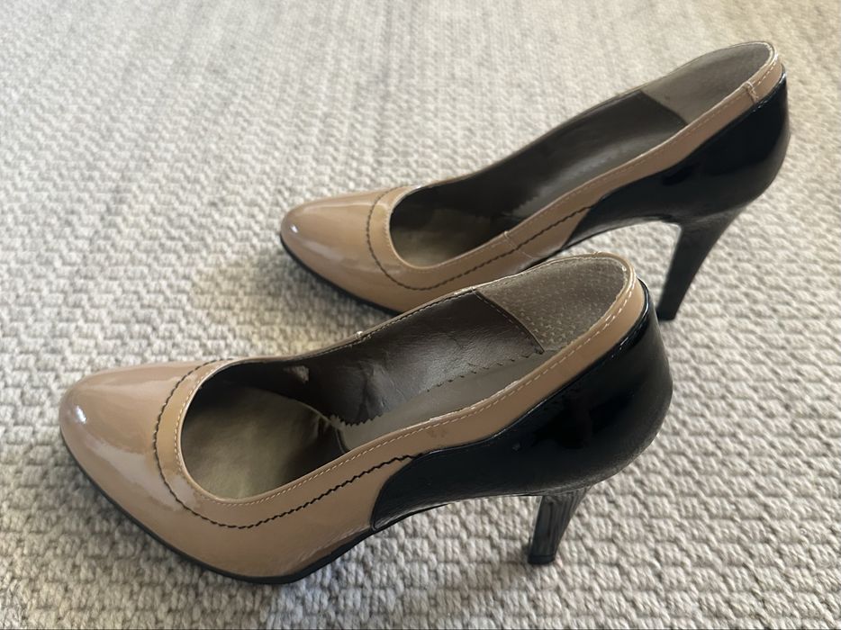Pantofi dama ocazie, piele, marime 38