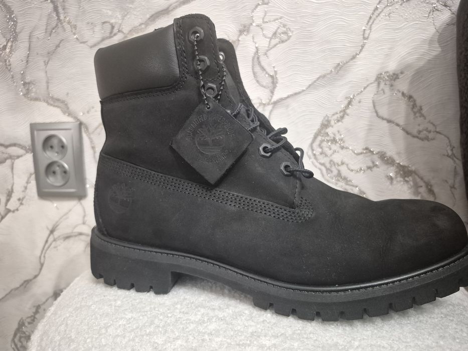 Черные ботинки Timberland premium waterproof