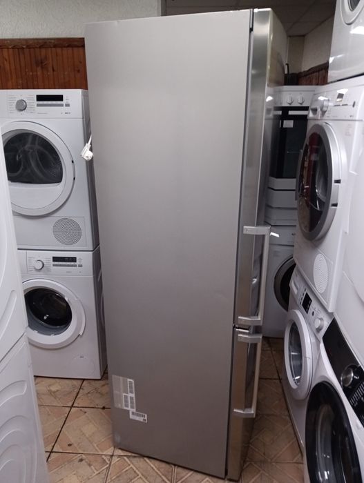 Иноксов комбиниран хладилник с фризер Бош Bosch С+++ 2 години Гаранция