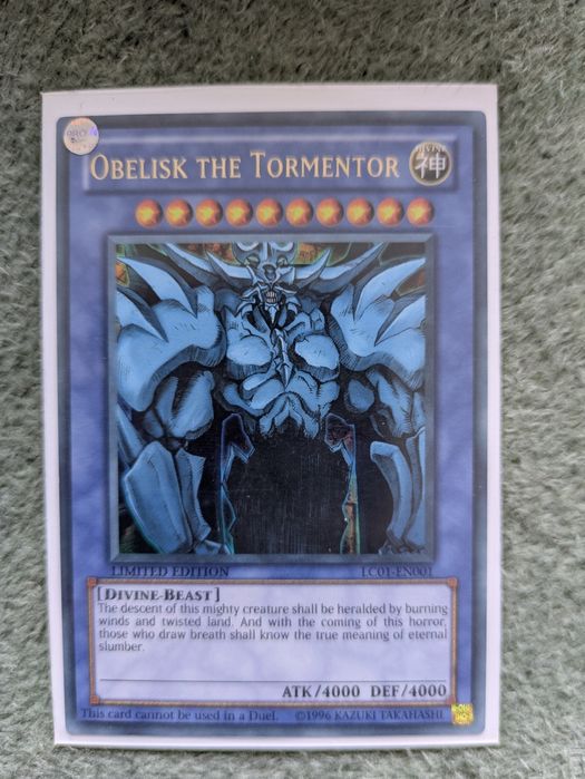 Yu-Gi-Oh God Cards комплект 9бр. - Slifer Obelisk Ra + Avatar, Eraser