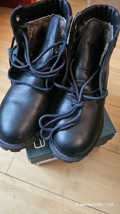 Ботинки зимние подростковые, мужские