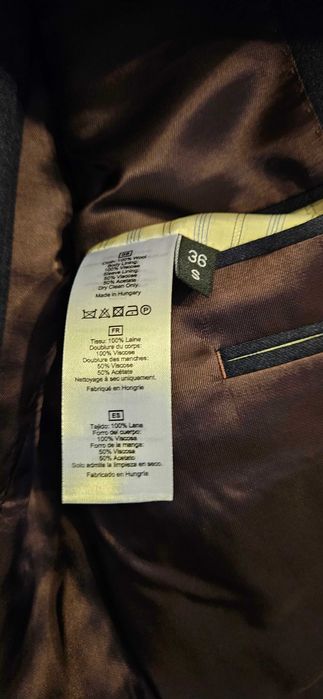 Мъжки костюм тъмни син