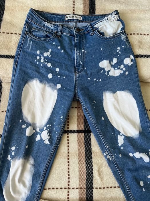 Дънки /синьо и бяло/ The Bark