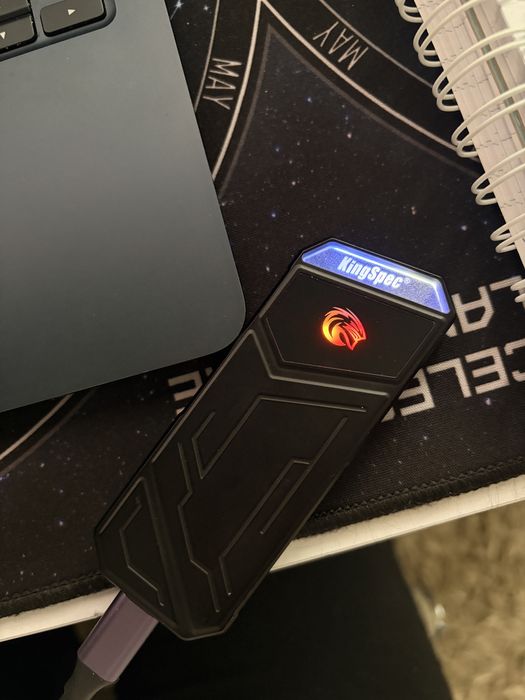 Геймърски външен SSD KingSpec Z5 2TB – 2070 MB/s Gaming Portable