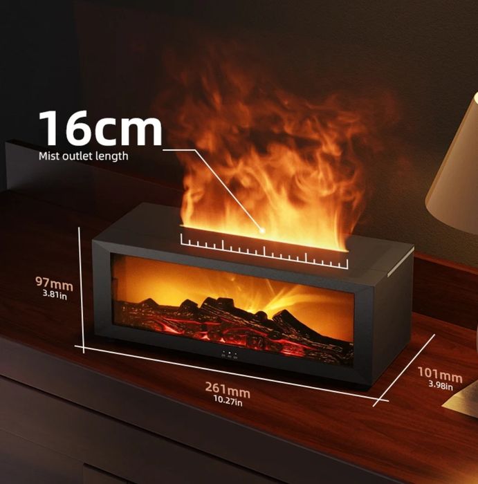 Aroma diffuser flame