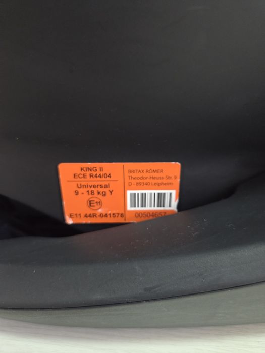 Vand scaun auto Britax King ll LS