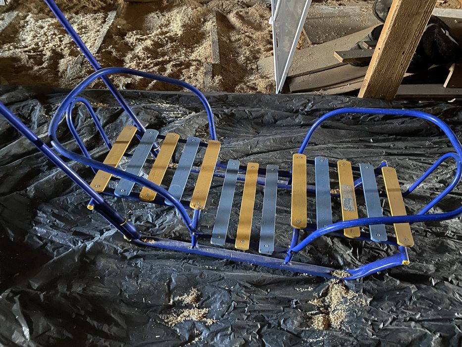 Сани двухместный