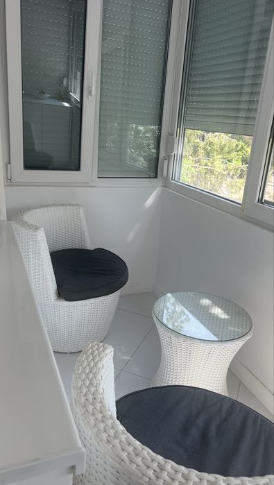 Masa cu doua scaune terasa / gradina