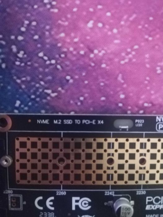 Nvme M2 SSD to PCI-E x4
