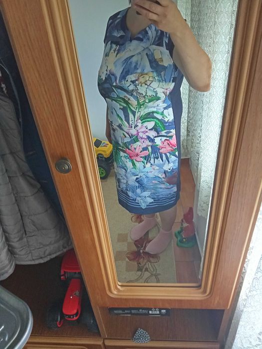 Rochie cu imprimeu floral mărimea xl